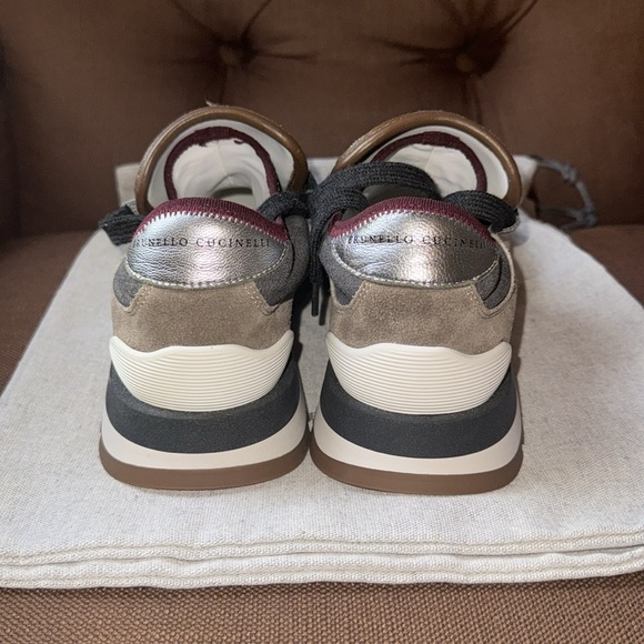 New Brunello Cucinelli Monili Sneakers size 38 - Picture 5 of 10